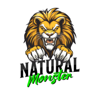 Natural Monster - logotipo borda branca (1920 x 1920 px)